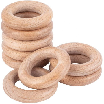 Bracelets Teether 54mm Natural Ring Baby Toys